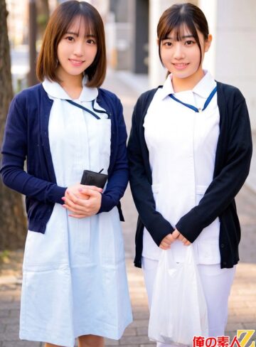 ❤現役看護師さんが優しく早漏改善治療！皮膚科勤務えなさん（24）産婦人科勤務まみさん（31）【巨乳】★